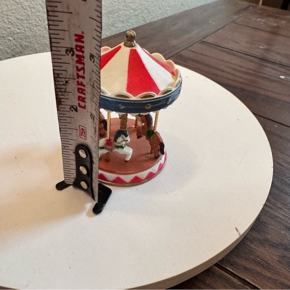 Vintage miniature dollhouse furniture Colorful Carousel Kids Toy - Picture 4 of 5